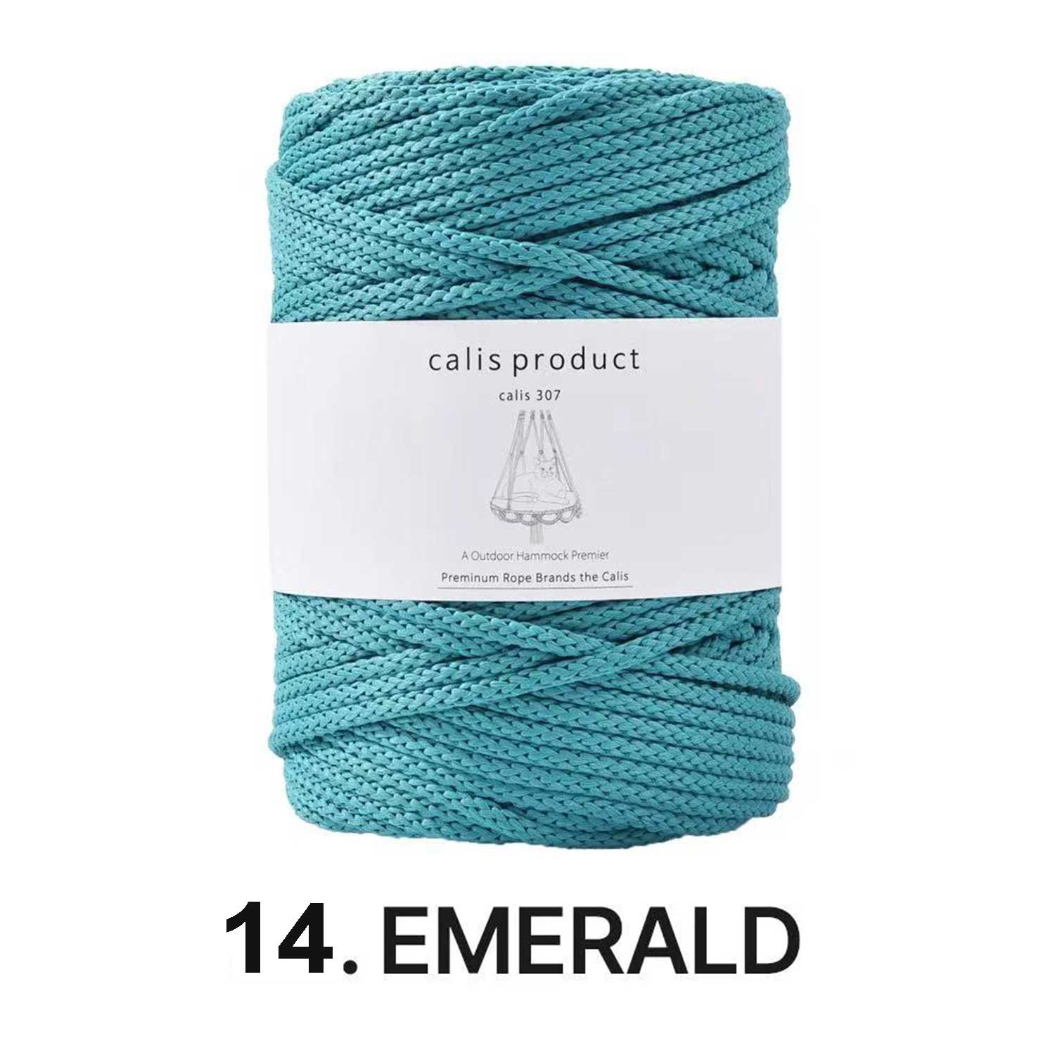 5mm Matte Polyester Round Cord - Hollow Core Braided Yarn for Crochet, Macramé & DIY Home Decor (35oz/600g)