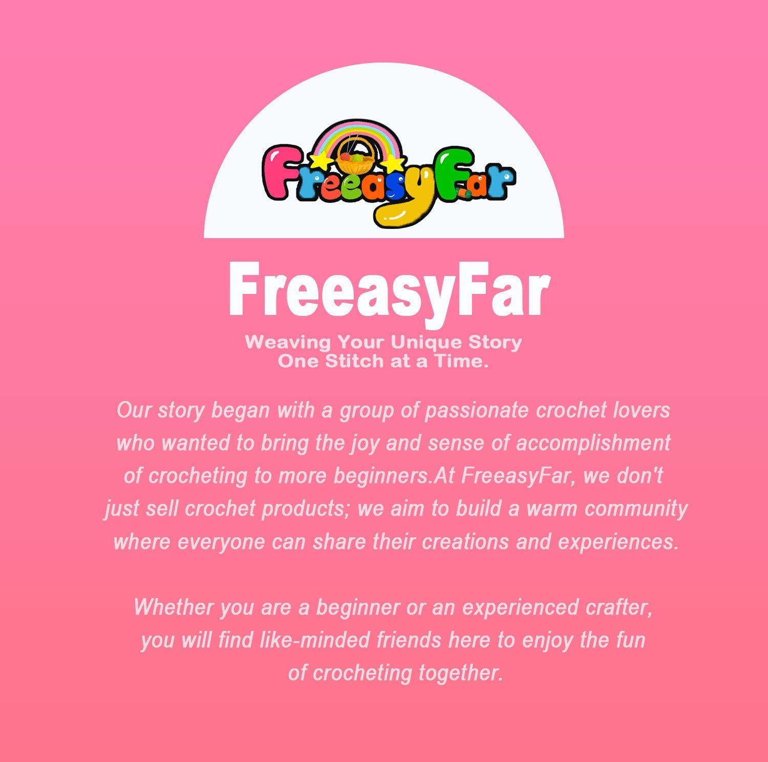 FREEASYFAR 40pcs Beginner Crochet Kit,600 Yards Beginner Easy Yarn,Ergonomic Crochet Hooks (4.0-4.5mm),Crochet Supplies,Step-by-Step Tutorial – All-in-One Kit for Beginners (C) Freeasyfar