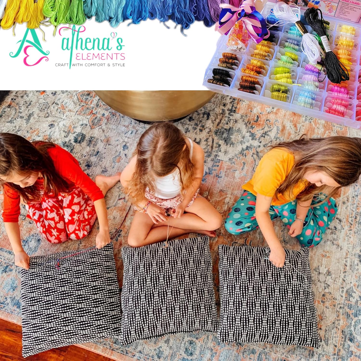 447 Colors Embroidery Floss | Rainbow Thread for Embroidery, Cross Stitch Thread Freeasyfar