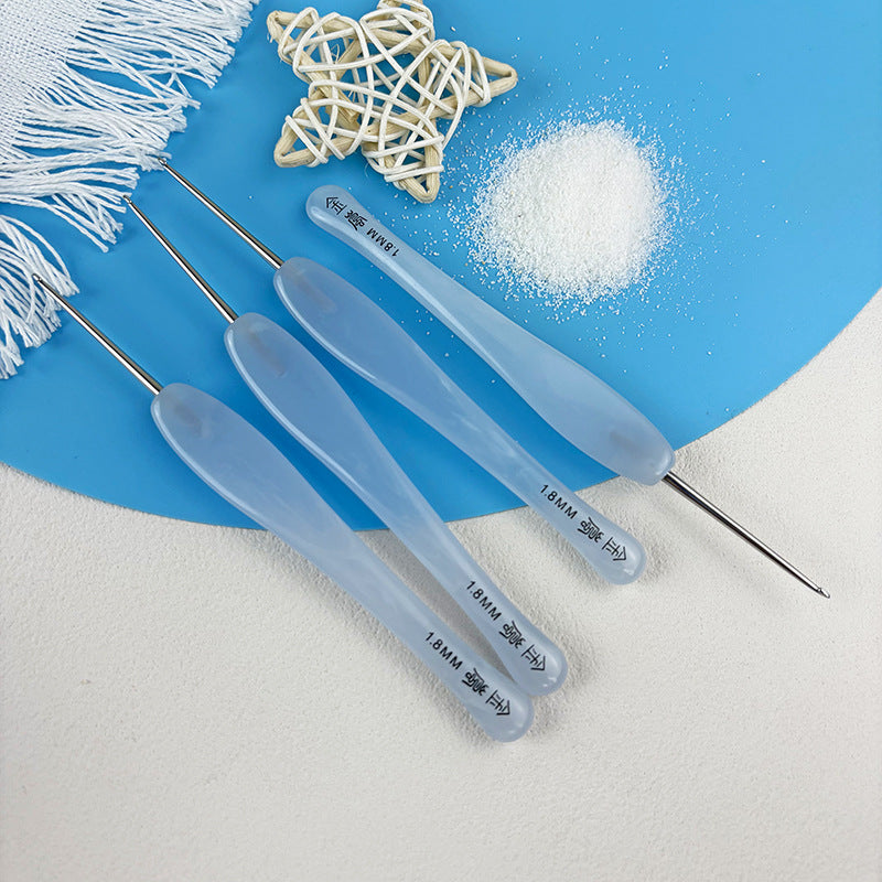 Comfort Grip Resin Crochet Hook - Smooth Gliding for Effortless Crocheting