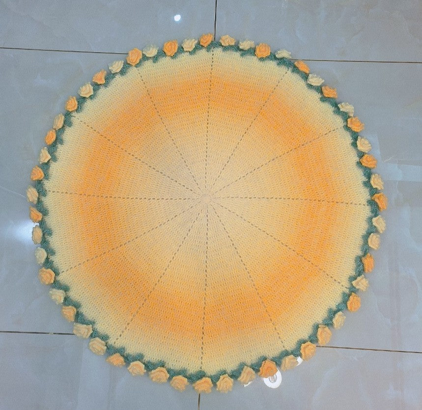 Rose Bouquet Blanket Freeasyfar