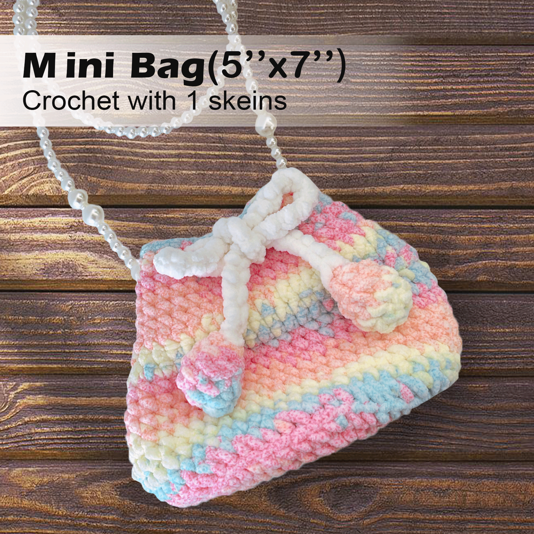 Variegated Chenille Yarn for Crocheting and Knitting - #5 Bulky-3.5oz/93yds Each Skein-Super Soft -Lilac Mist Freeasyfar