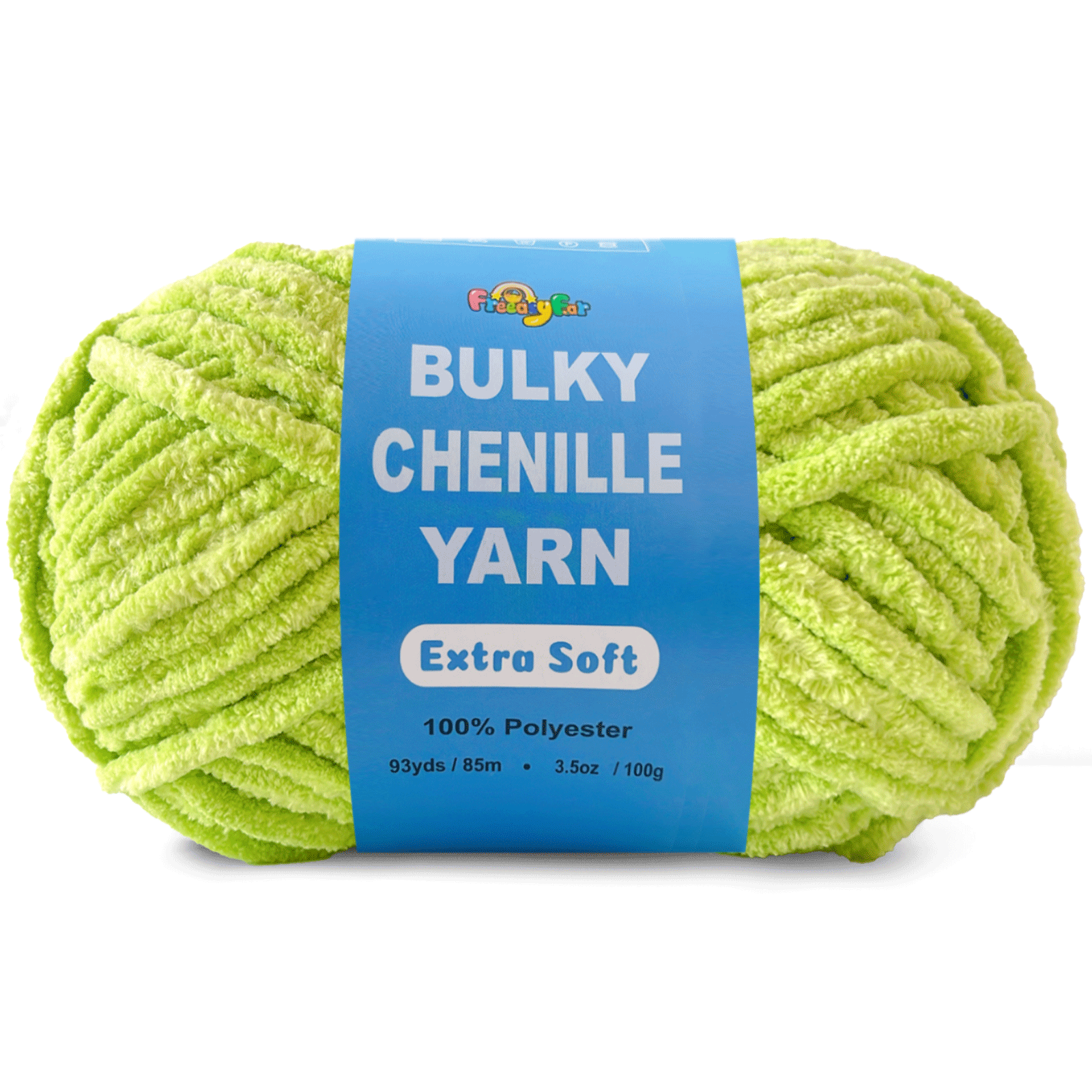 1 Pack Super Soft Bulky Chenille Yarn Freeasyfar