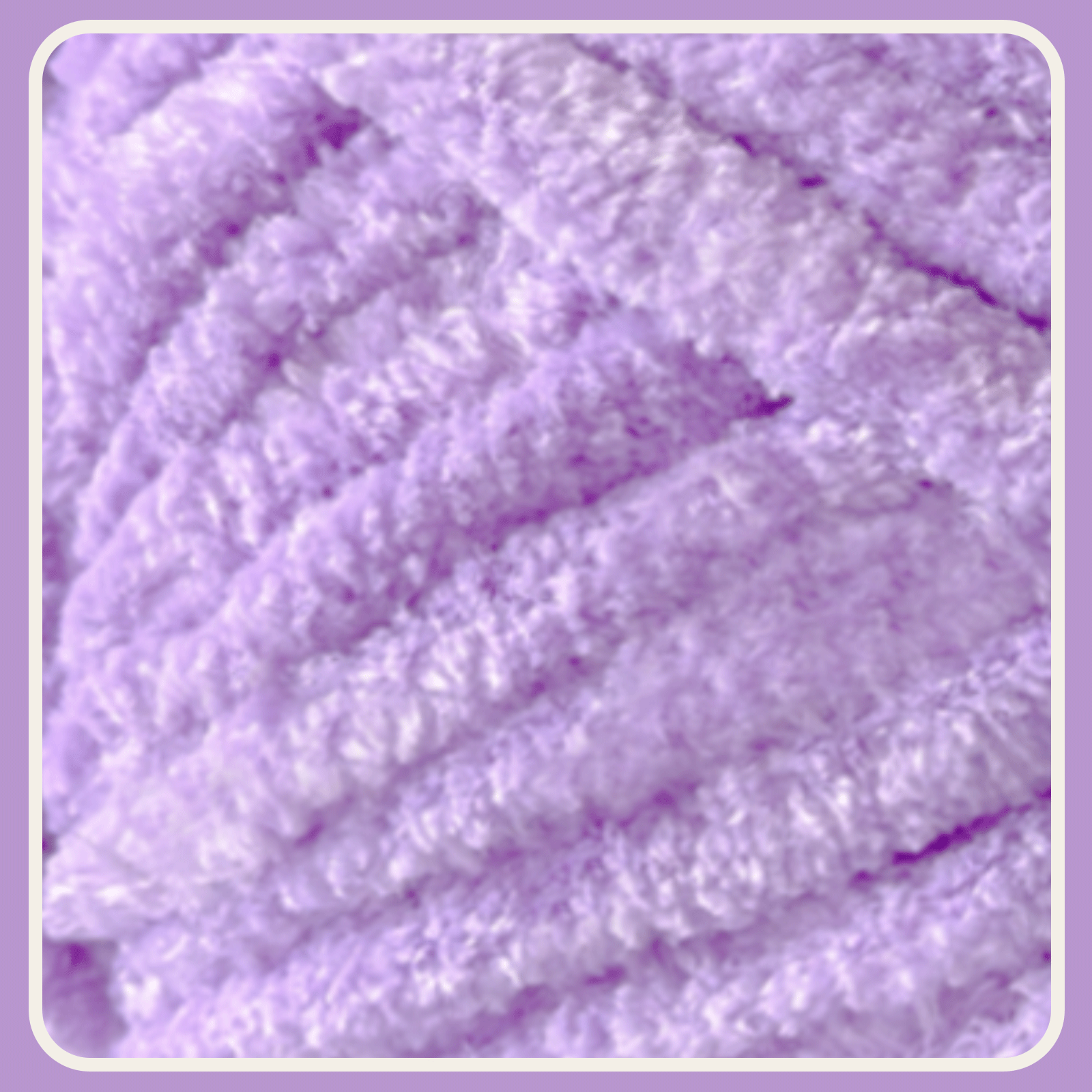 Purple Velvet Chenille Yarn for Crocheting and Knitting – Bulky (93 Yards/100g), Extra Soft Plush Yarn Freeasyfar