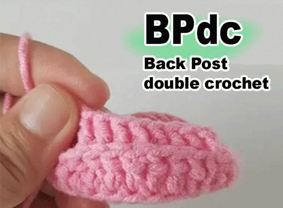 Quick Crochet Tip | Front Post vs Back Post Double Crochet - Easy Tutorial #crochet