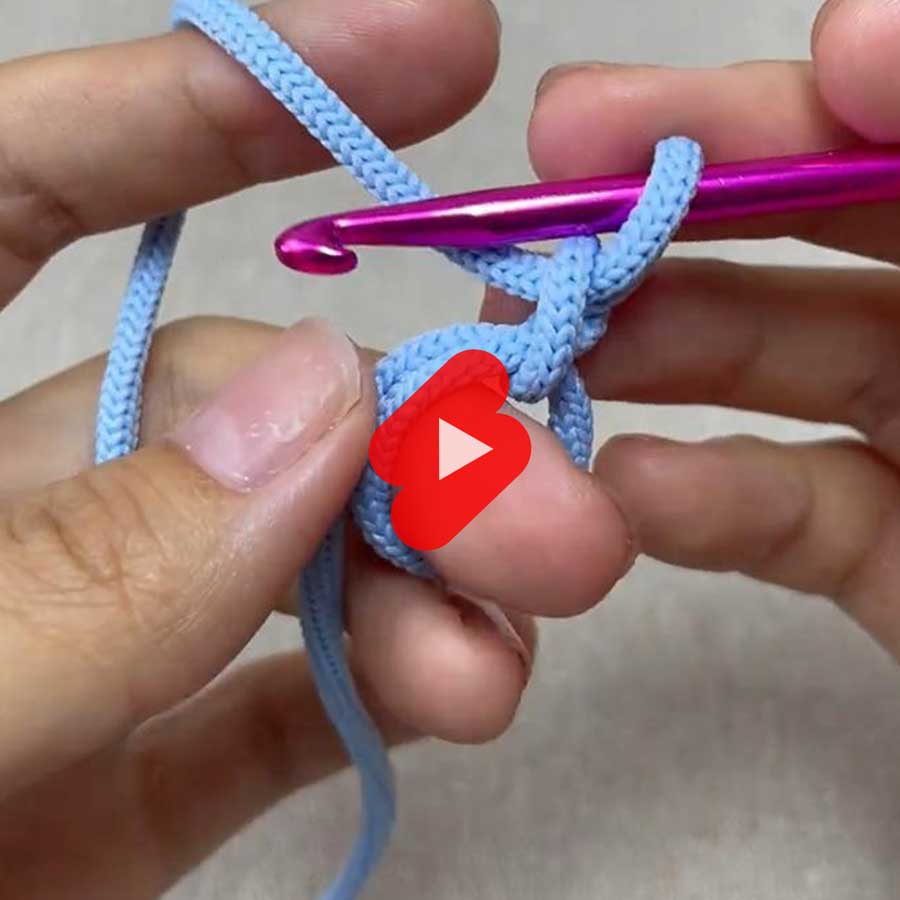 The Foundation:  magic ring (mr)