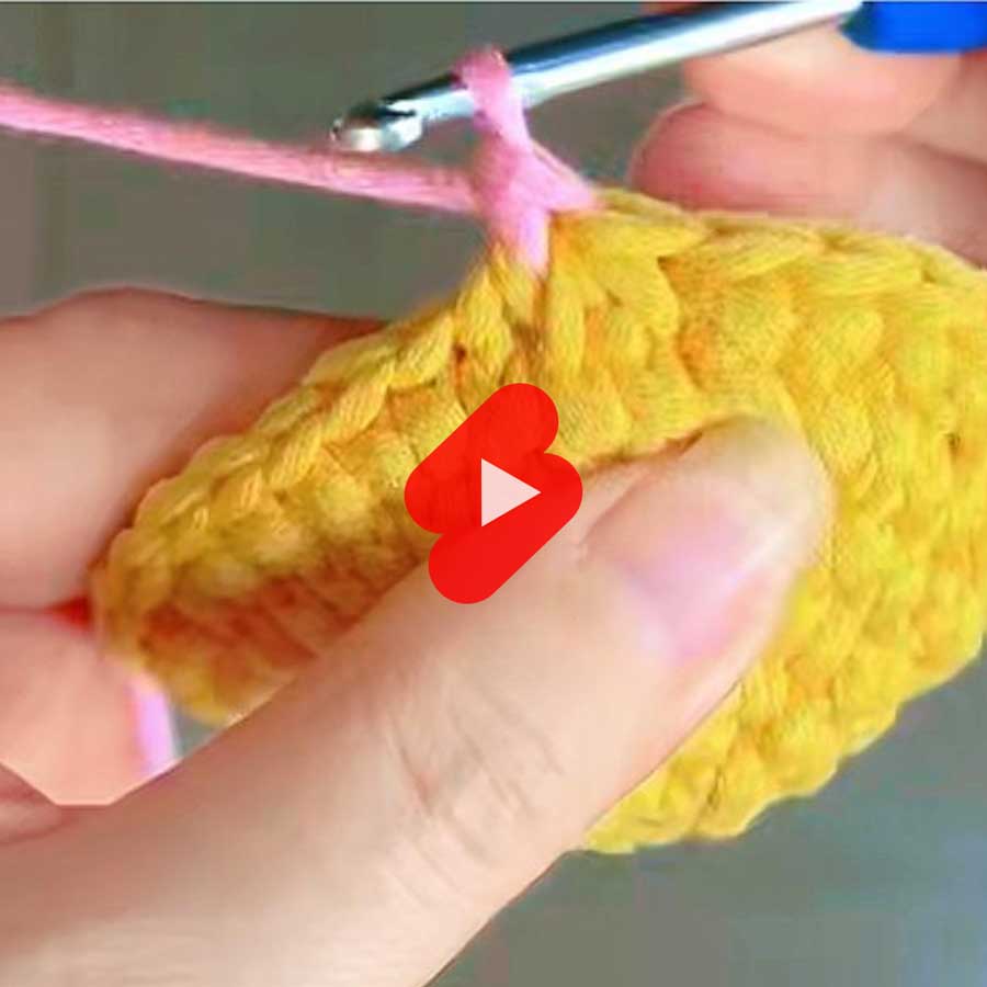 Basic Stitches: invisible decrease (inv dec)