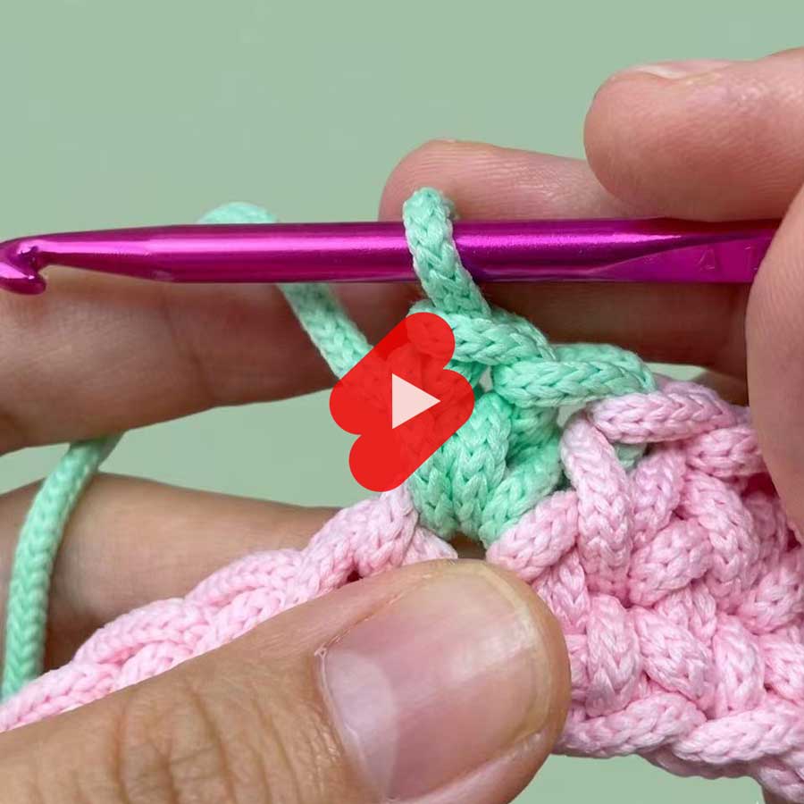 Basic Stitches: single crochet  increase (inc)