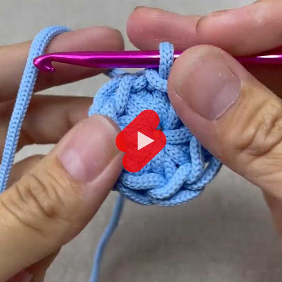 The Standard Start: Rnd 1: 8 sc in MR