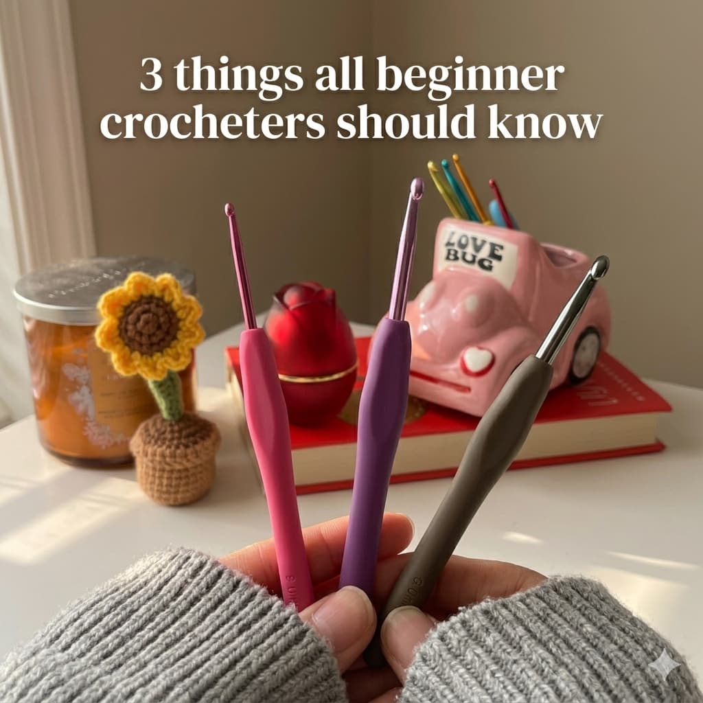 3 things all beginner crocheters should know