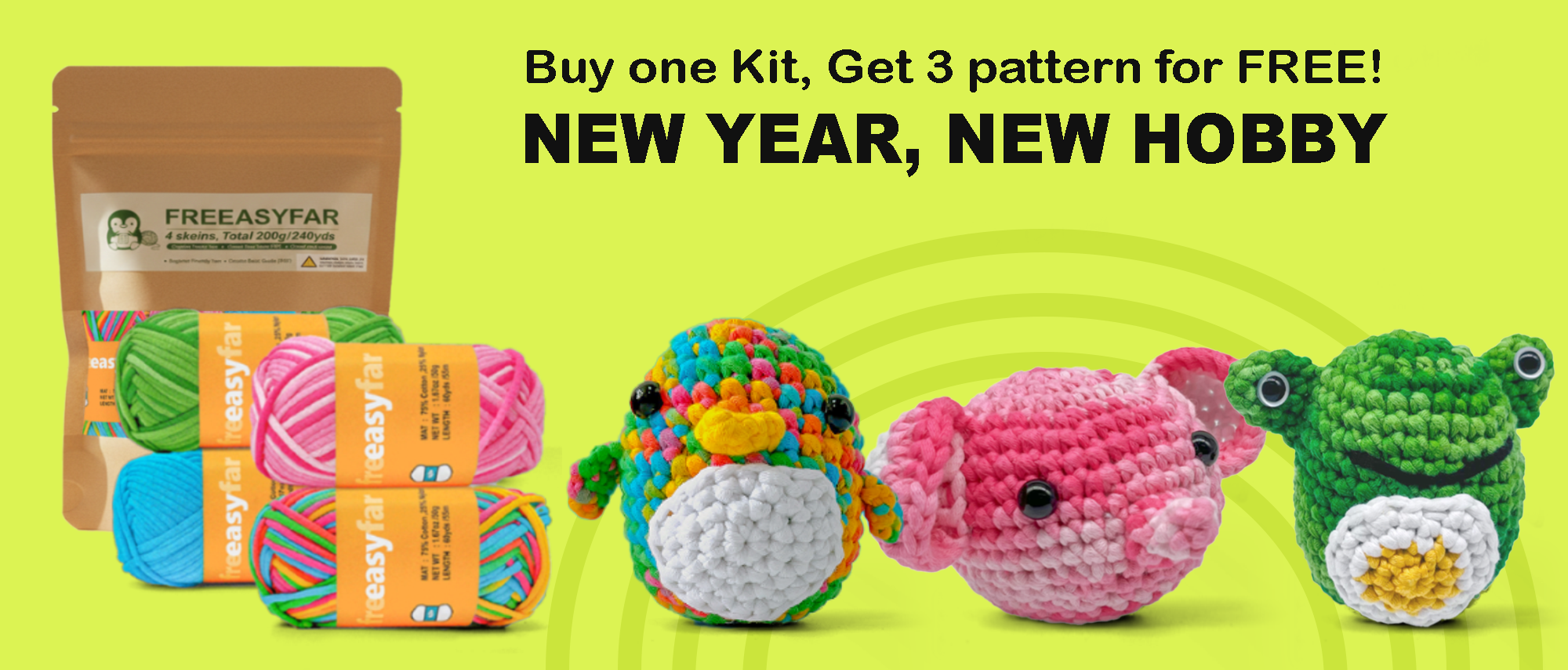 Crochet Kit Freeasyfar