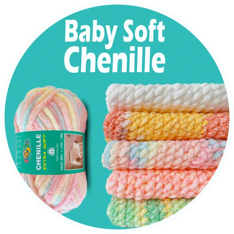 Bulky Chenille Yarn Freeasyfar