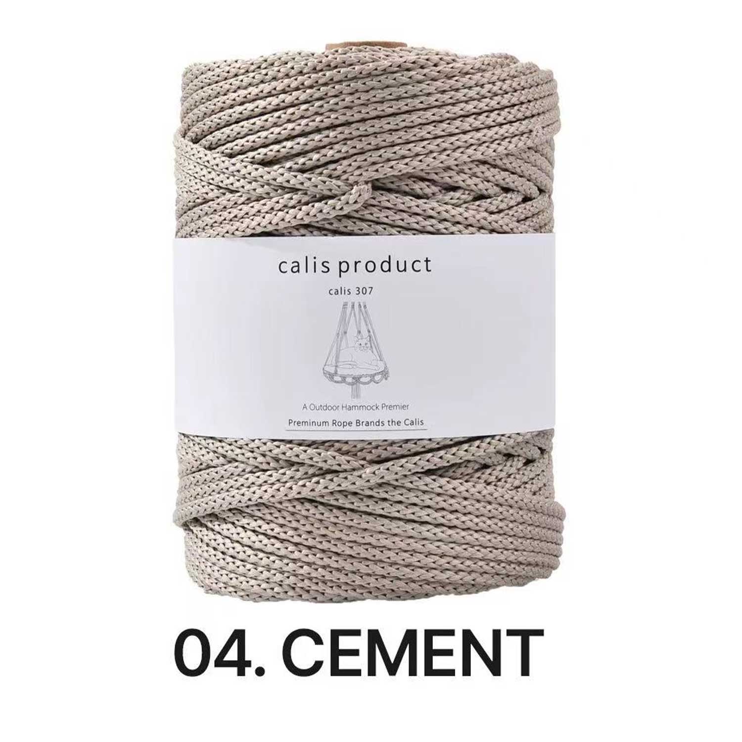 5mm Matte Polyester Round Cord - Hollow Core Braided Yarn for Crochet, Macramé & DIY Home Decor （35oz/600g)