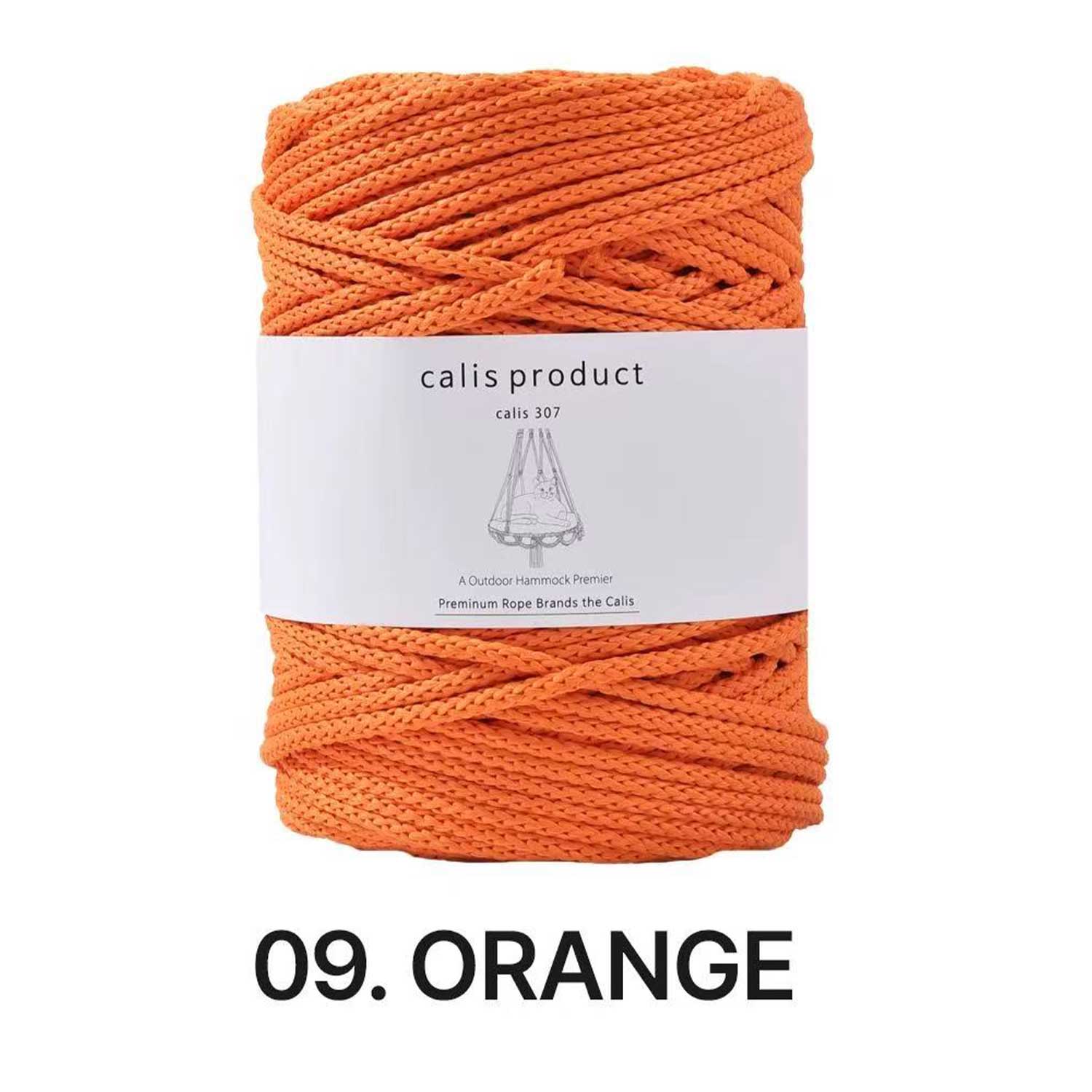 5mm Matte Polyester Round Cord - Hollow Core Braided Yarn for Crochet, Macramé & DIY Home Decor （35oz/600g)