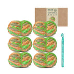 Non-Compressed Package-Chunky Yarn for Hand Knitting