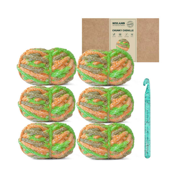 Non-Compressed Package-Chunky Yarn for Hand Knitting