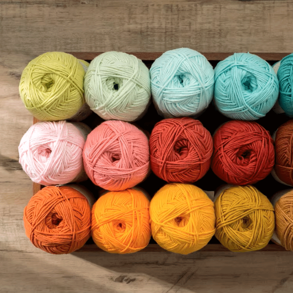 5 ply 60% Cotton 40% Acrylic Soft Yarn - #3 DK Sport Freeasyfar