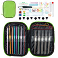 100 Pcs Amigurumi Crochet Hooks and Safety Eyes Set with Storage Case for Beginners