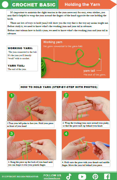 Free for First Order-Crochet Handbook for Beginners Freeasyfar