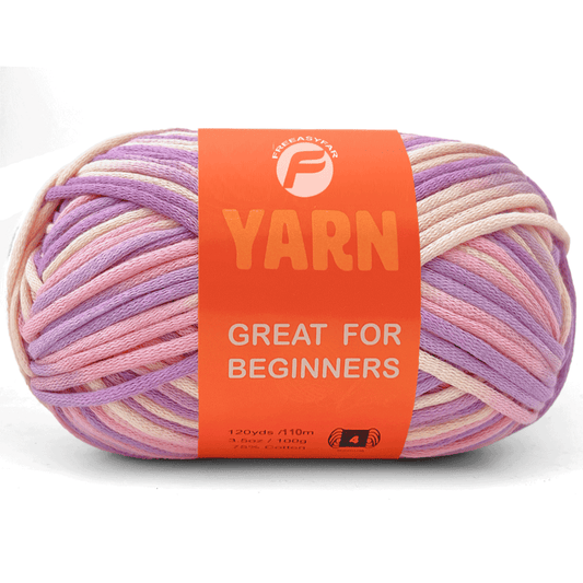 Periwinkle Easy Peasy Beginner Yarn - 3.5 oz / 120 yards - Worsted Weight #4