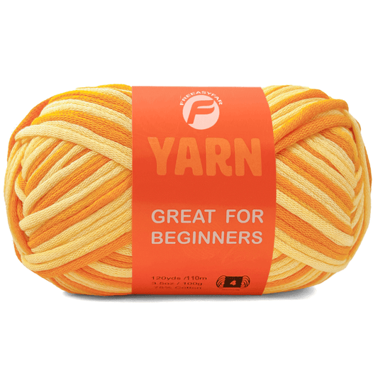 Sunflower Easy Peasy Beginner Yarn - 3.5 oz / 120 yards - Worsted Weight #4