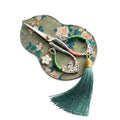 Vintage-Style Embroidery Scissors with Protective Sheath & Elegant Tassel