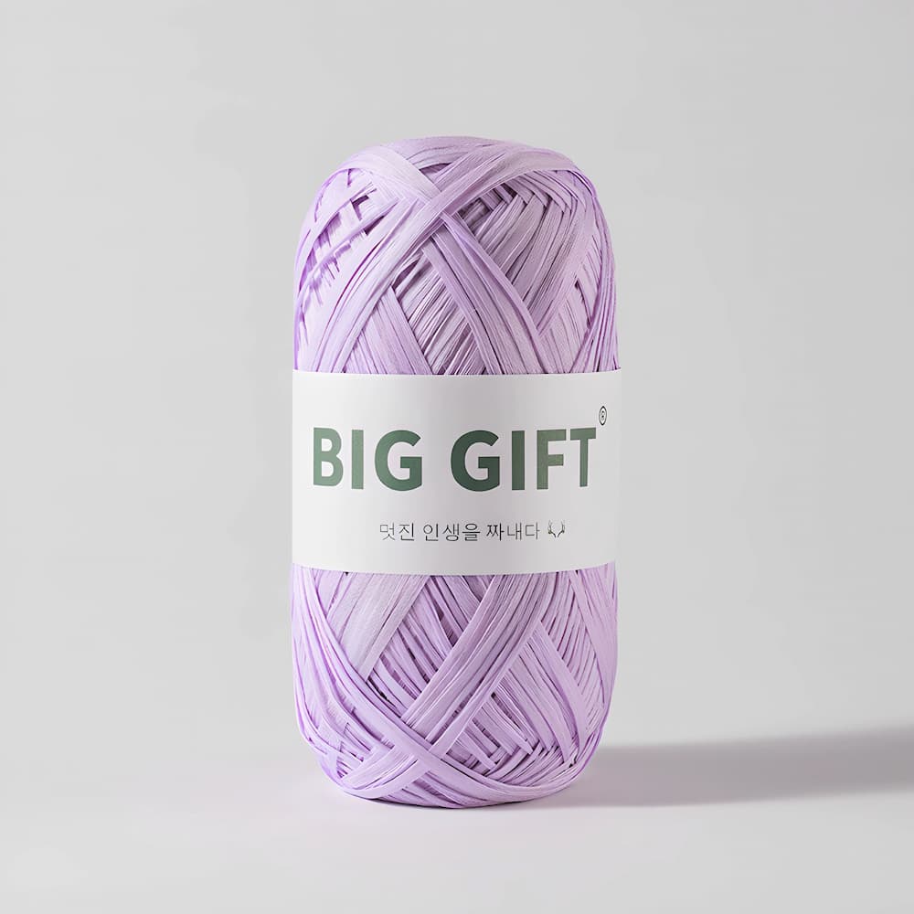 100% Cotton Raffia Yarn - 308yds Washable Straw Yarn for Crochet Summer Hats & Beach Bags