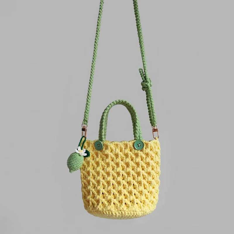 Lemon Sorbet Waffle Tote Bag