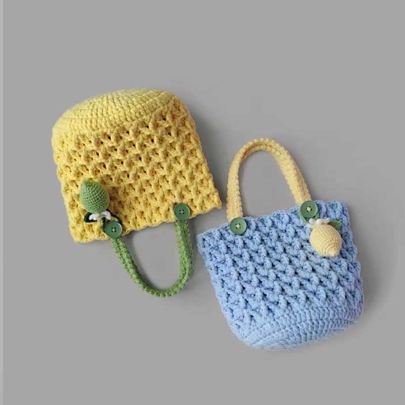 Lemon Sorbet Waffle Tote Bag