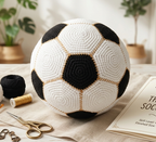 Classic Geometric Soccer Ball Crochet Pattern - Championship Edition