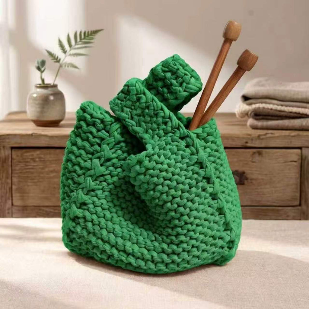 Beginner-Friendly Elastic Fabric Yarn,T Shirt Yarn for Bag, Basket, Blanket