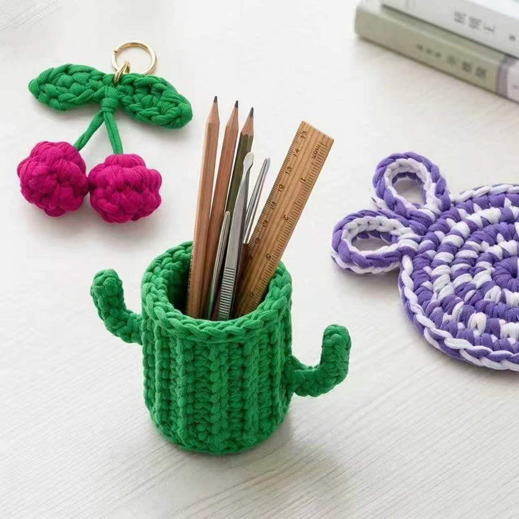 Beginner-Friendly Elastic Fabric Yarn,T Shirt Yarn for Bag, Basket, Blanket