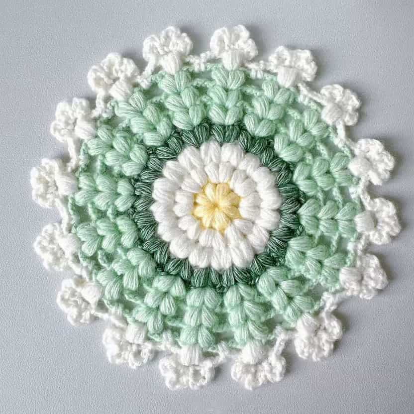 Puff Flower Coaster
