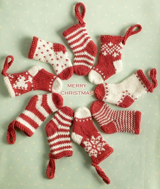 Mini Christmas stocking ornament