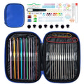 100 Pcs Amigurumi Crochet Hooks and Safety Eyes Set with Storage Case for Beginners