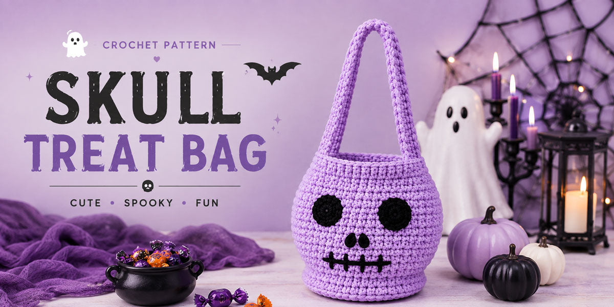 BOO Skull Treat Bag
