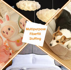 Soft Polyester Fiberfill Stuffing for Stuffed Animals, Crafts, Crochet