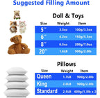 Soft Polyester Fiberfill Stuffing for Stuffed Animals, Crafts, Crochet