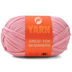 Medium Weight #4 -Solid Color Beginner Easy Yarn with Easy-to-See Stitches Freeasyfar