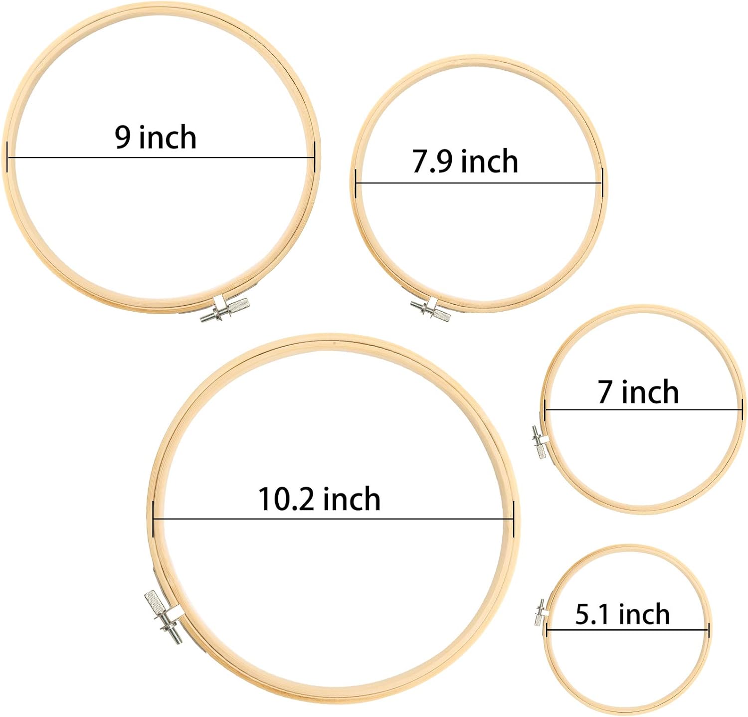 Embroidery Kit 215 Pcs,100 Colors Threads,5 Pcs Embroidery Hoops,3 Pcs Aida Cloth,40 Sewing Pins, Cross Stitch Tools and Embroidery Starter Kit for Adults and Kids Beginners Freeasyfar