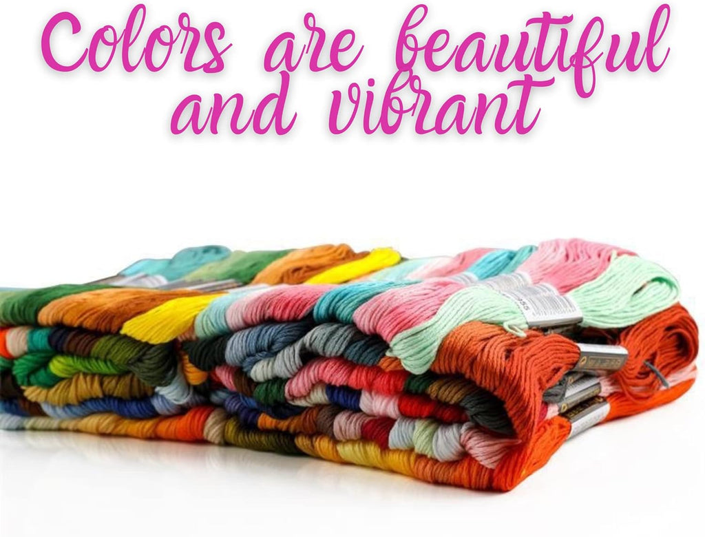 447 Colors Embroidery Floss | Rainbow Thread for Embroidery, Cross Stitch Thread Freeasyfar