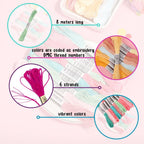 447 Colors Embroidery Floss | Rainbow Thread for Embroidery, Cross Stitch Thread Freeasyfar