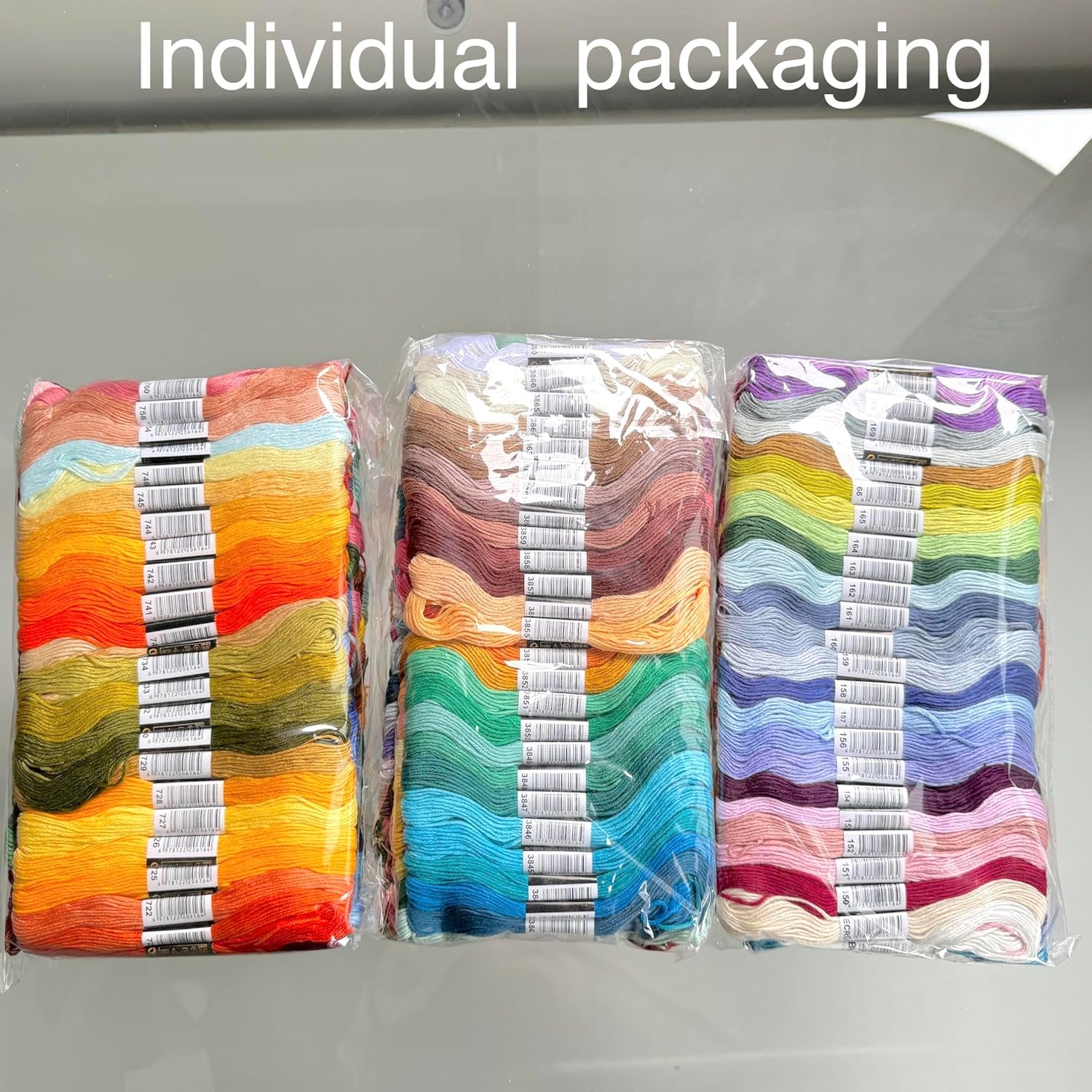 447 Colors Embroidery Floss | Rainbow Thread for Embroidery, Cross Stitch Thread Freeasyfar