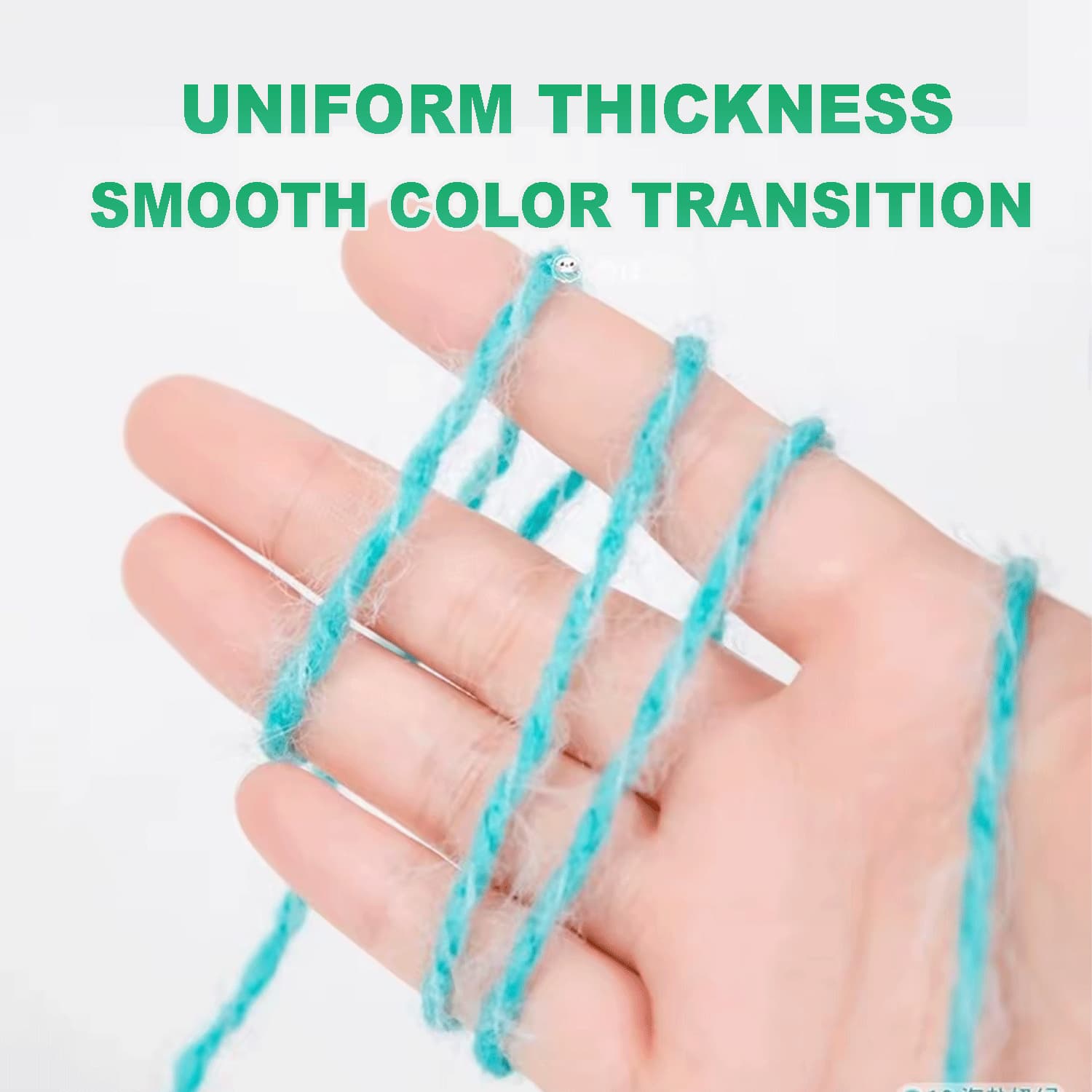 Ombre Gradient Cake Yarn - 200g #3 DK Weight Wool Blend for Shawls & Cardigans