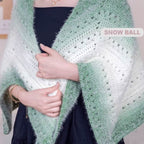 Ombre Gradient Cake Yarn - 200g #3 DK Weight Wool Blend for Shawls & Cardigans