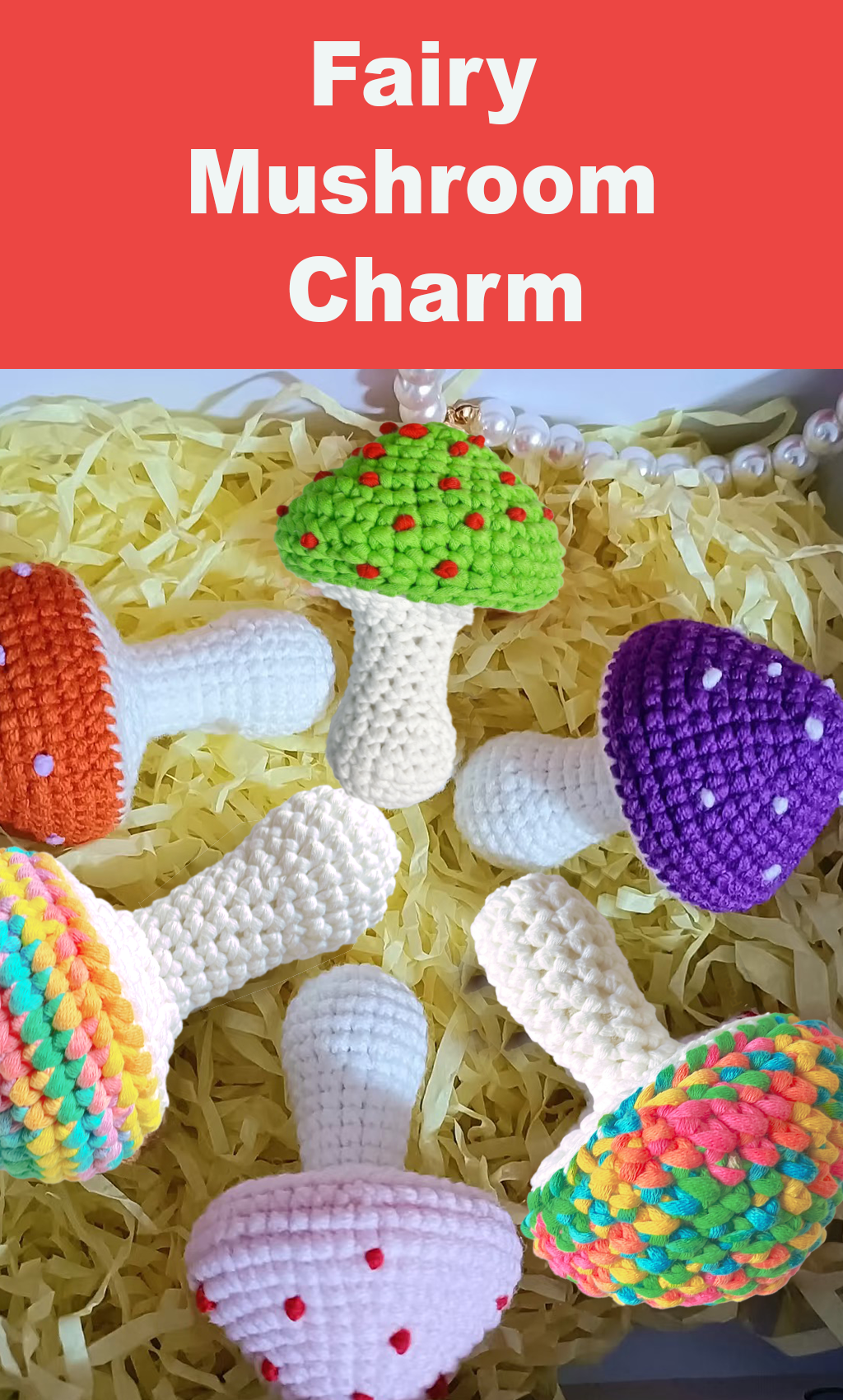 Fairy-mushroom-charm Pattern for Beginners Freeasyfar