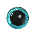 30 Pcs Glitter Safety Eyes for Amigurumi - 8 Vibrant Colors Assorted Sparkling Craft Eyes with Washers
