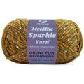 Metallic Sparkle Yarn for Crochet and Knitting with Easy-to-See Stitches