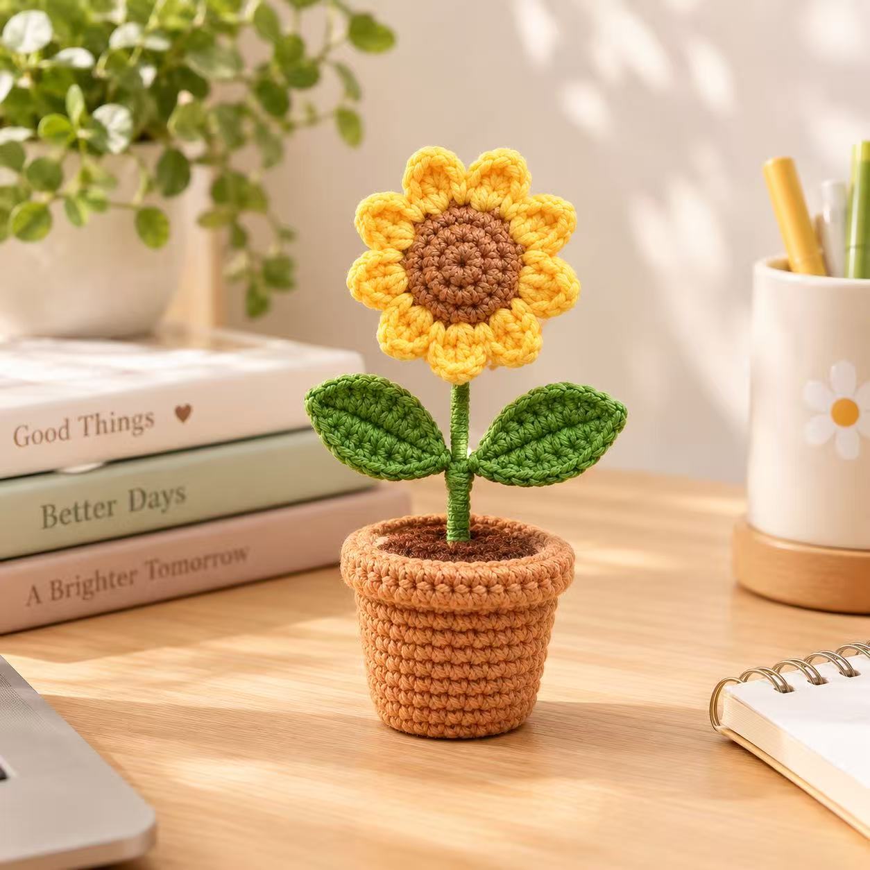 Sunny Little Sunflower with Step-by-Step Tutorials