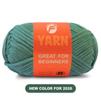 Cotton Blend Easy Peasy Beginner Yarn with Easy-to-See Stitches